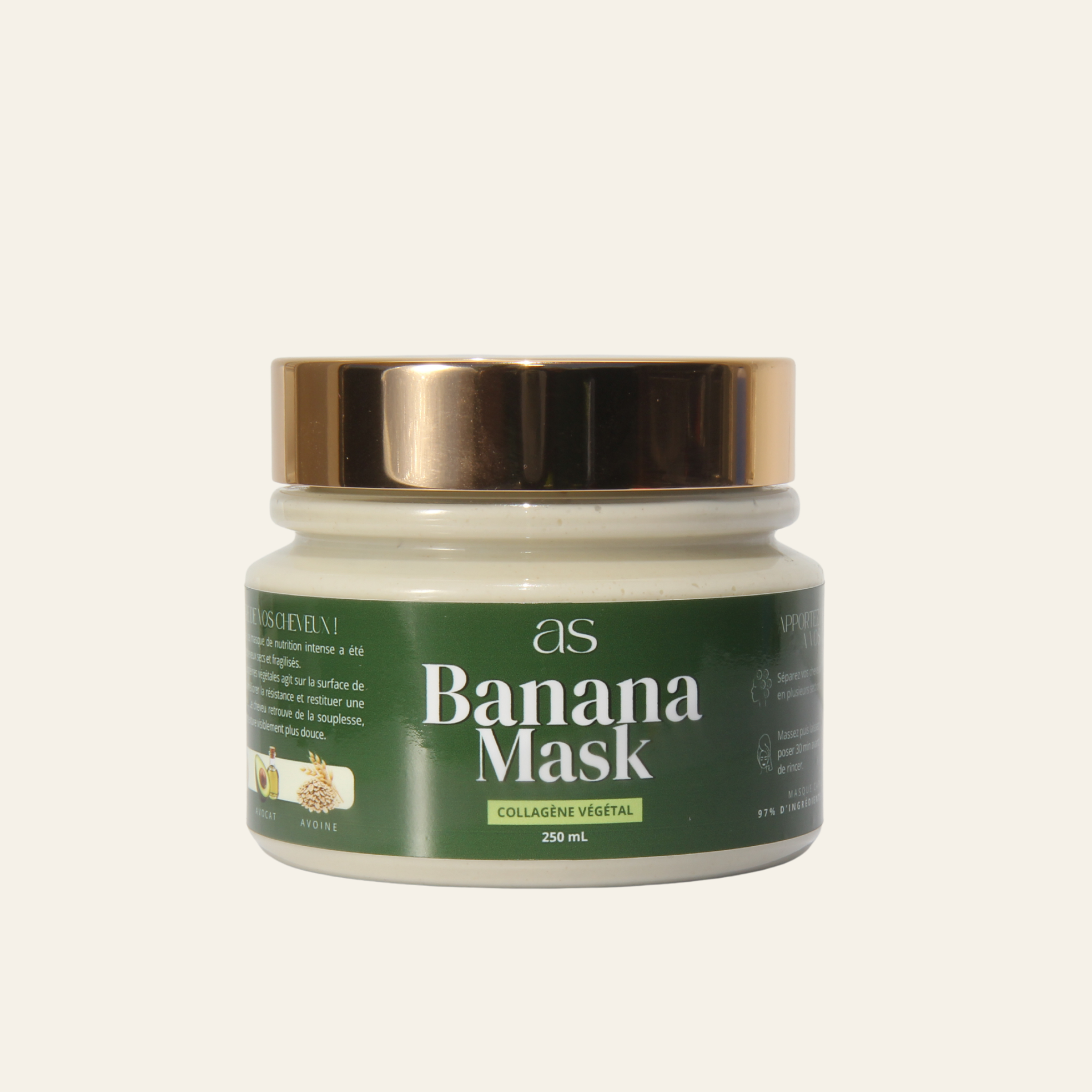 Banana Mask - Masque Protéiné Nourrissant à la Banane