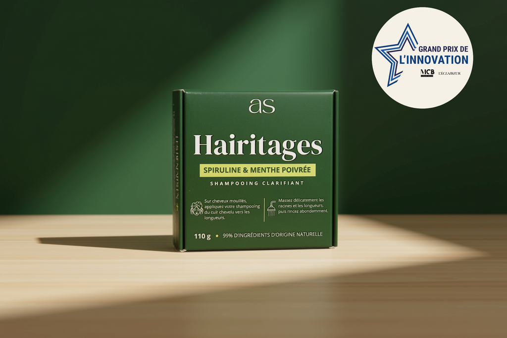 Hairitages - Spirulina & Peppermint Solid Shampoo